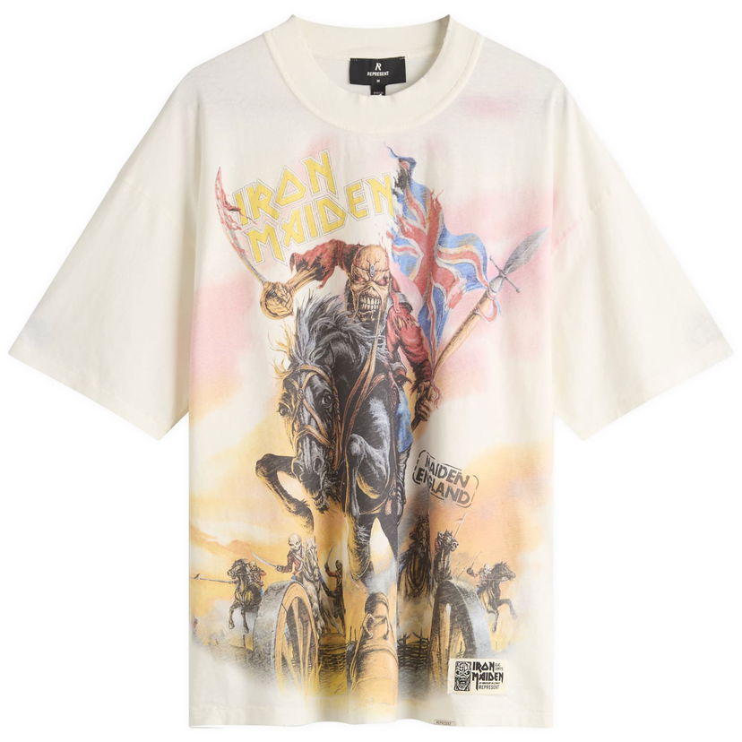 T-shirt Represent Clo Iron Maiden Steed Graphic Tee Hvid | MLM100581-72