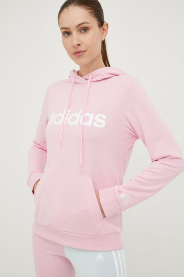 Sweatshirt adidas Originals Linear French Terry Hoody Lyserød | HL2086, 0