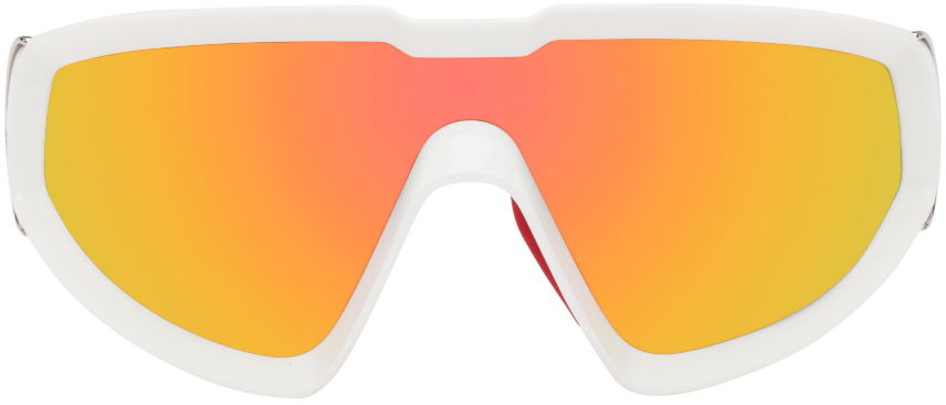 Solbriller Moncler Wrapid Sunglasses Hvid | ML0249 889214387400, 0