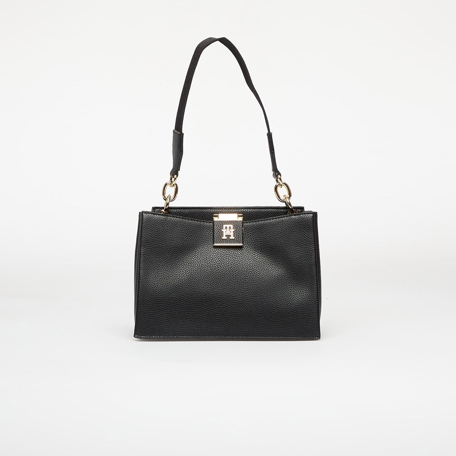 Håndtaske Tommy Hilfiger Tommy Hilfiger Her Satchel Sort | AW0AW17722 BDS, 0