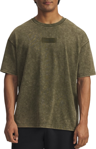T-shirt Under Armour Project Rock Washed Patch T-Shirt Grøn | 6006763-308, 0