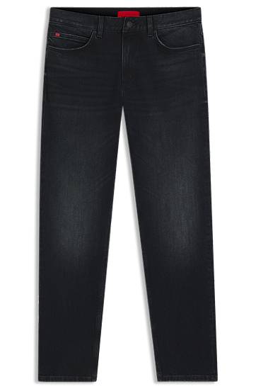 Jeans BOSS Slim-fit stretch denim jeans Sort | 50547255, 0