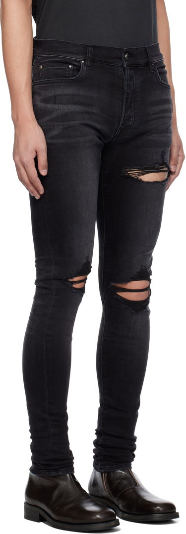 Jeans AMIRI AMIRI MX1 Distressed Slim Jeans Blå | AMDNSY1148, 4