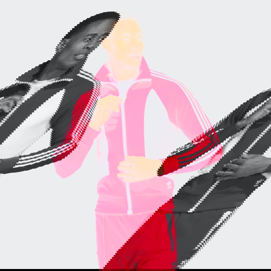 Jakke adidas Originals x Jeremy Scott Big Zip Jacket Rød | HY1812, 1