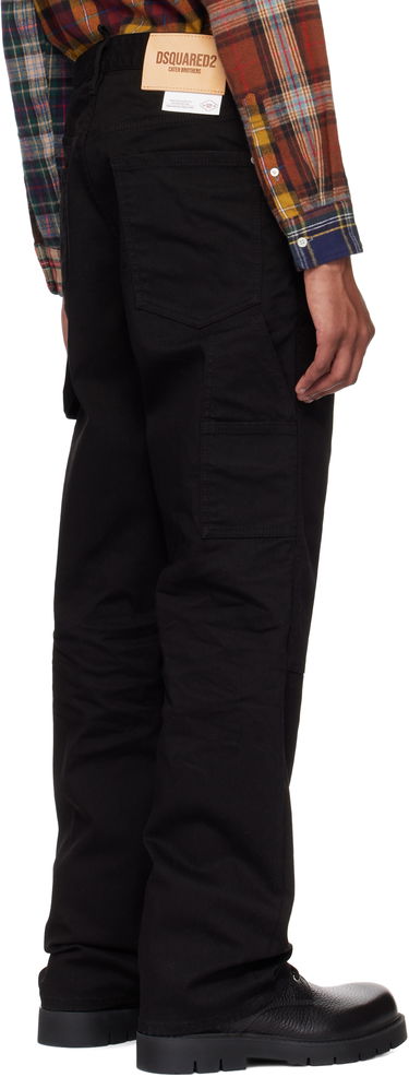 Jeans DSQUARED2 Dsquared2 'Black Bull' Loose Carpenter Jeans Sort | S74LB1673_S39781, 2