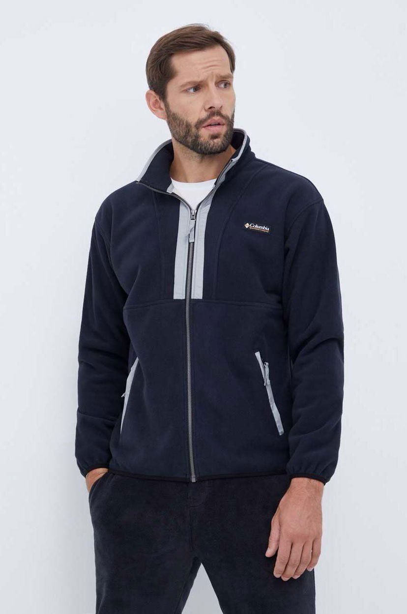 Sweatshirt Columbia Backbowl FZ Fleece Res Men's Fleece Jacket Sort | 2053853