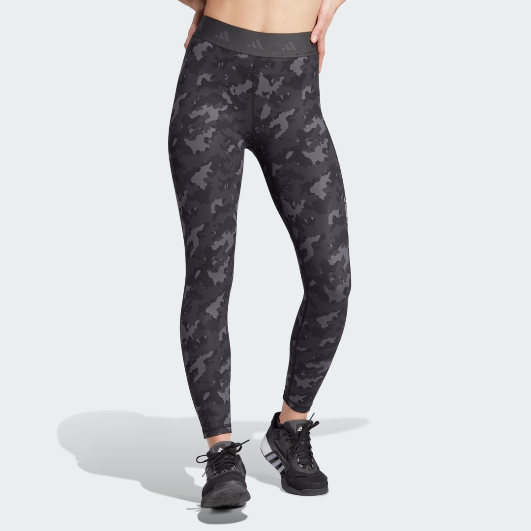 Leggings adidas Originals Techfit Camo 7/8 Leggings Sort | IJ6872, 0