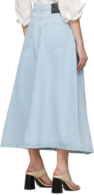 Nederdel Nanushka Nanushka Cintia Denim Midi Skirt Blå | NW25SSSK24152, 2