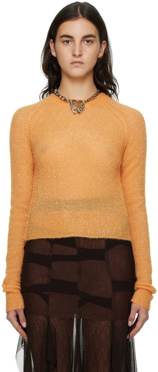 Sweater Acne Studios Crewneck Sweater Orange | A60382-, 0