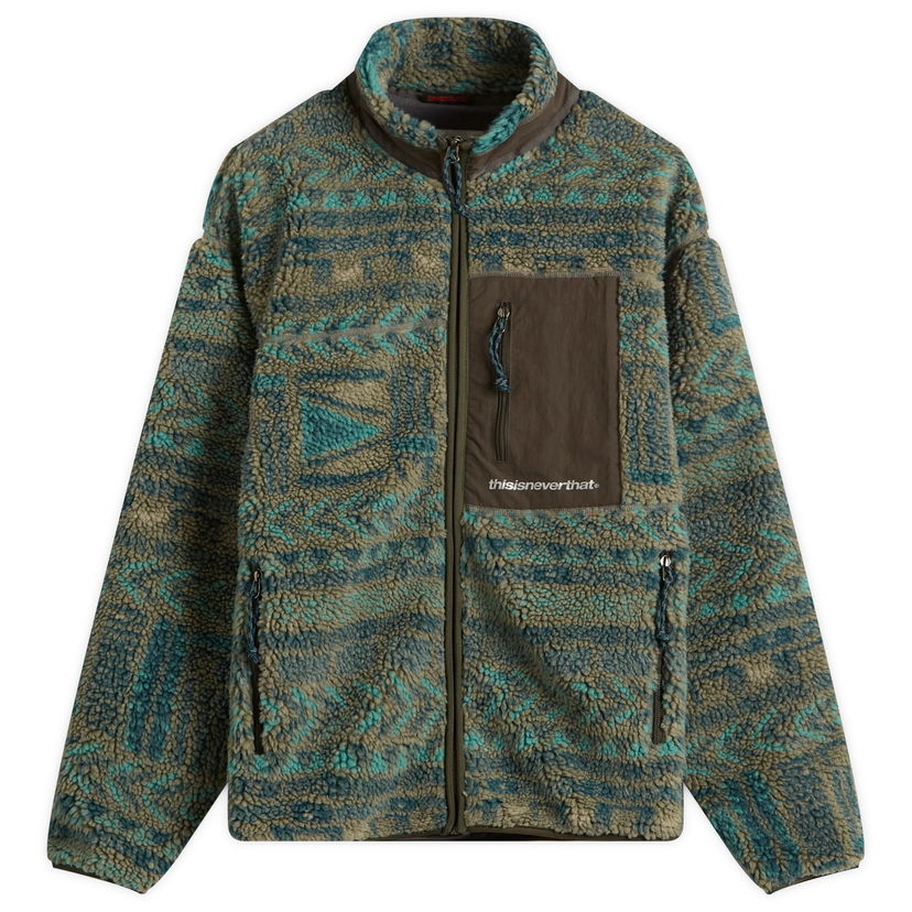 Jakke thisisneverthat SP Sherpa Fleece Jacket Grøn | TN253BOWHS01-OLV