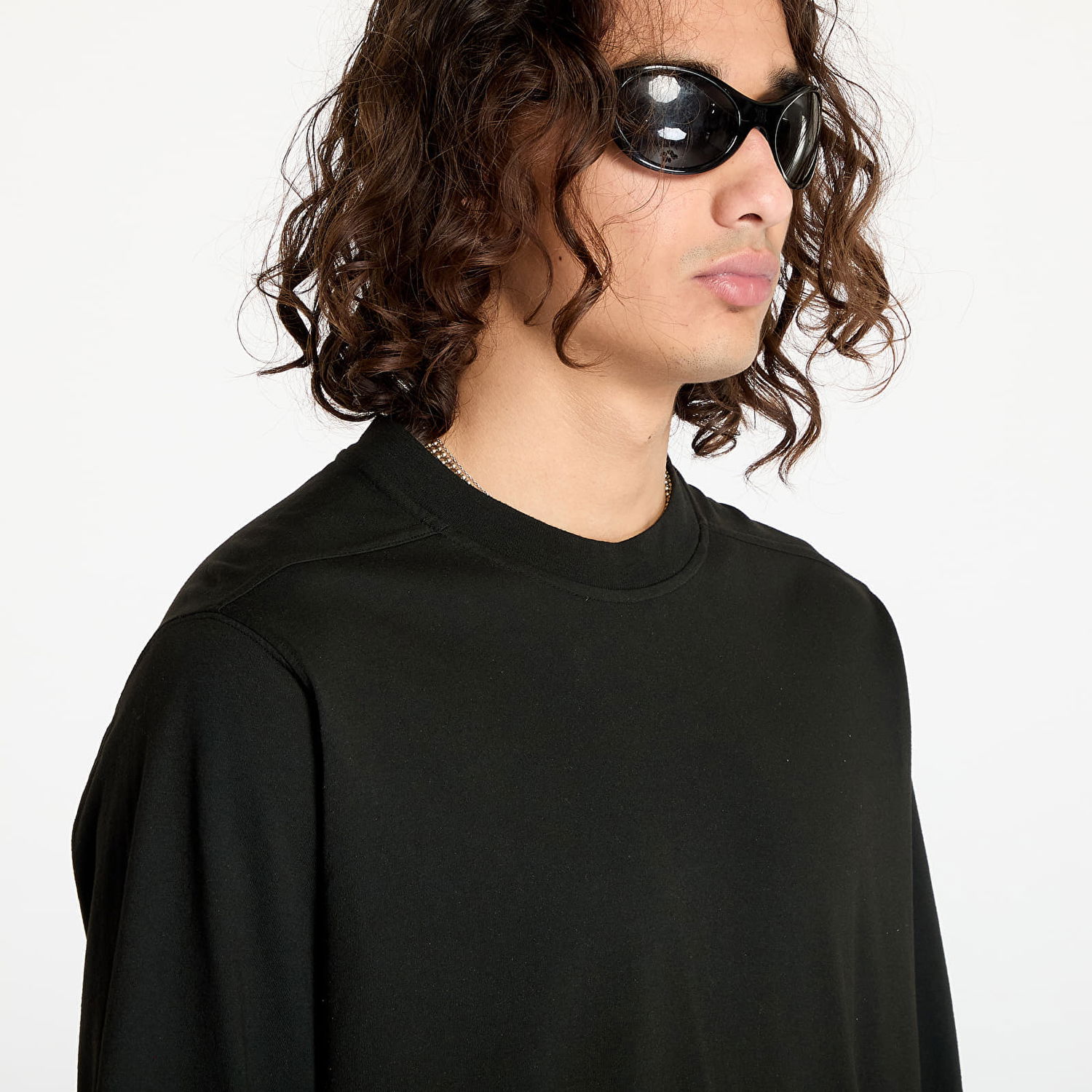 T-shirt Rick Owens DRKSHDW Knit - Jumbo Ss T-Shirt Black/ Terra Sort | DU02D2274 RNSUN 0983, 1