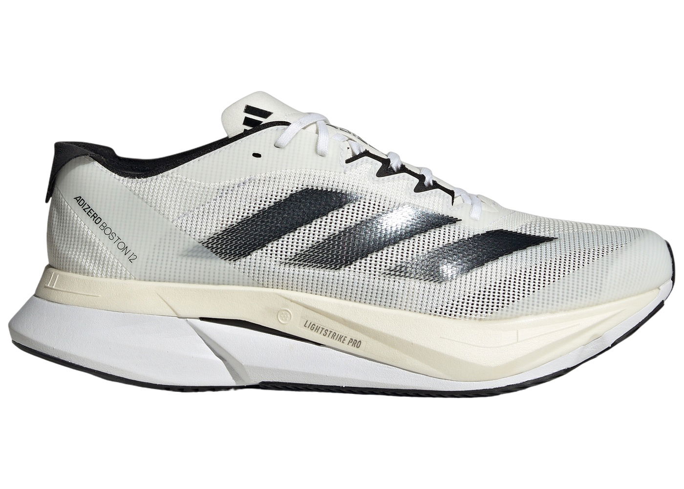 Sneakers og sko adidas Performance adidas Adizero Boston 12 Cloud White Core Black Night Metallic Grå | ID4236, 0