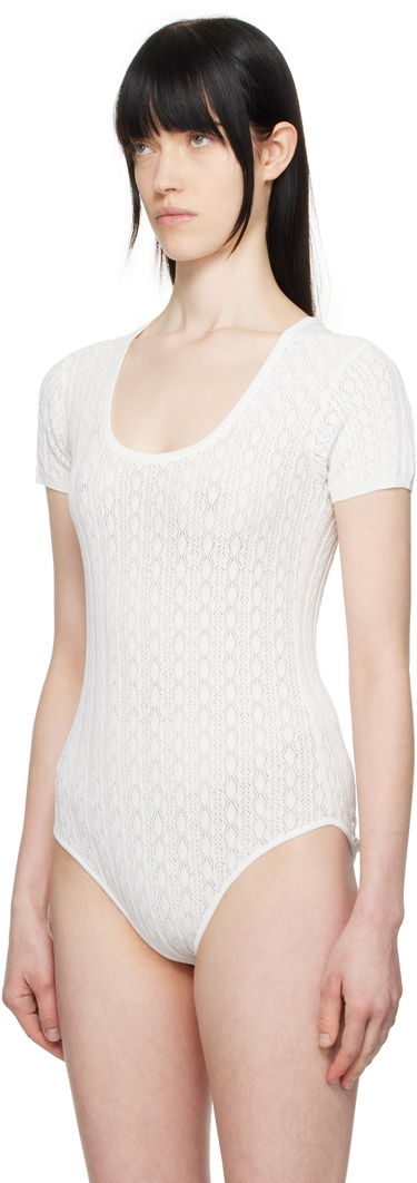 T-shirt Loulou de Saison Loulou de Saison Silas Bodysuit Hvid | SILAS, 3