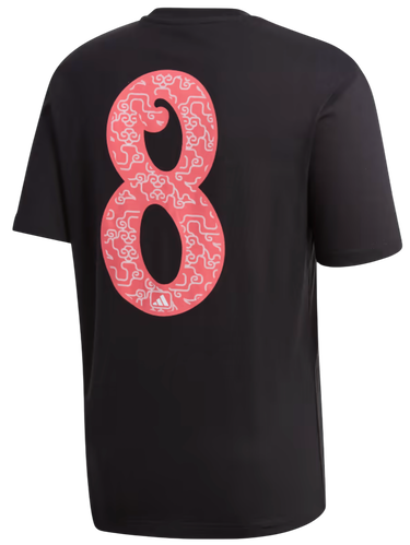 T-shirt adidas Performance Sportswear Athletics Lucky 8 Graphic T-Shirt Sort | ge4653, 1