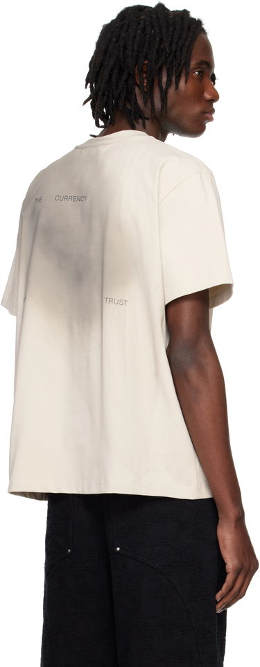 T-shirt HELIOT EMIL HELIOT EMIL Fluxus Graphic T-Shirt Beige | PRESS25_M_09_129_ST18, 2