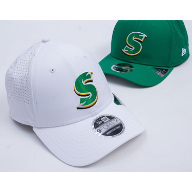 Kasket New Era Saskatchewan Roughriders STNGER 9FORTY Stretch-Snap Cap One Size (56-59 cm) Hvid | 60756698, 5