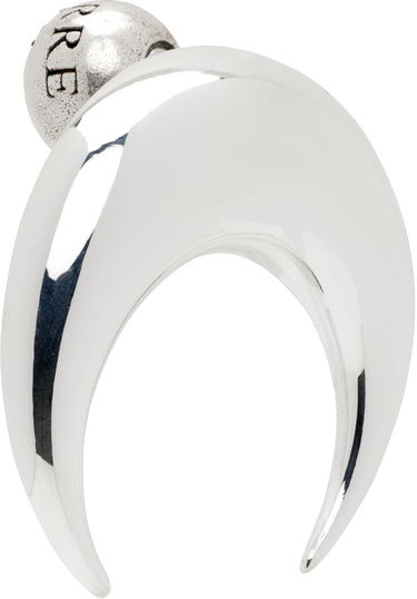 Øreringe Marine Serre Regenerated Tin Moon Stud Earring Metalisk | UJW013ARMET0001, 1