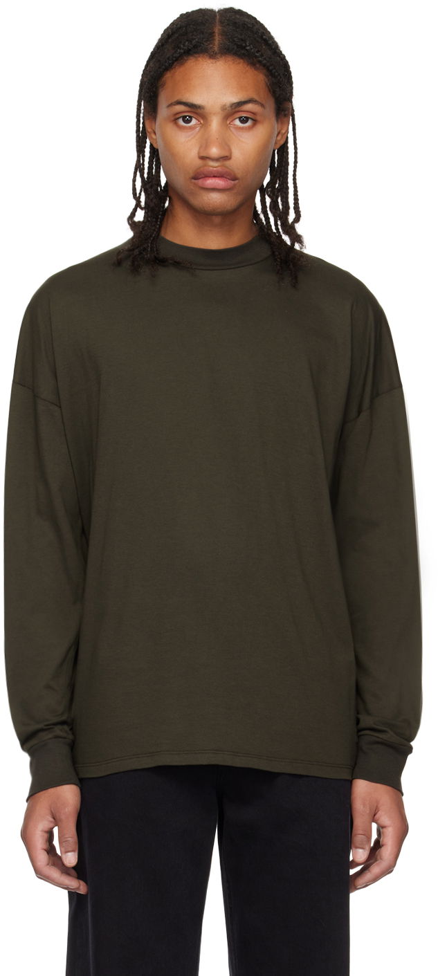 T-shirt The Row Drago Long Sleeve T-Shirt Grøn | 288-K291