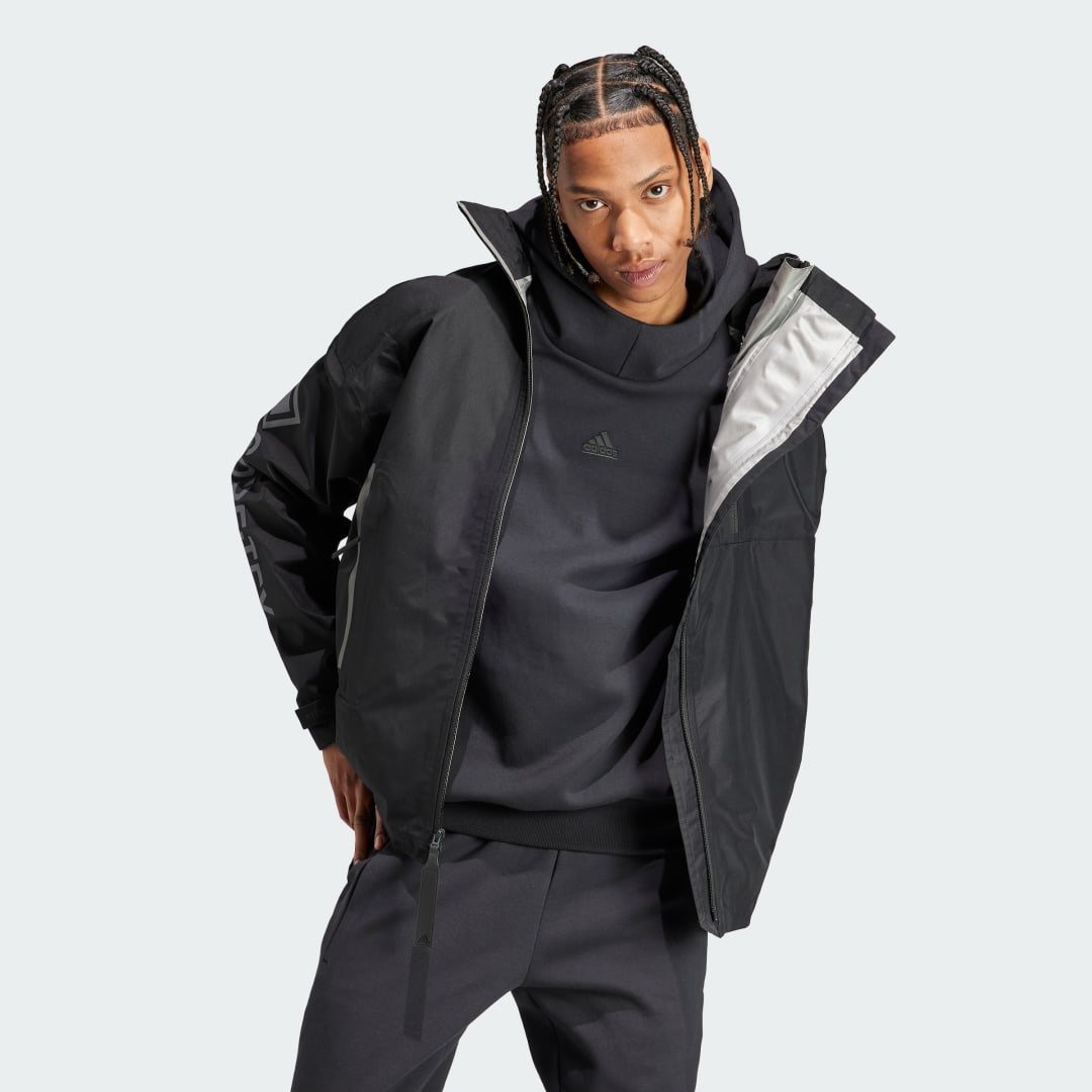 Jakke adidas Performance MYSHELTER GORE-TEX JACKET Sort | HZ8486, 1
