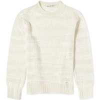 Sweater Acne Studios Karita Mohair Stripe Jumper Hvid | A60399-CEY, 1