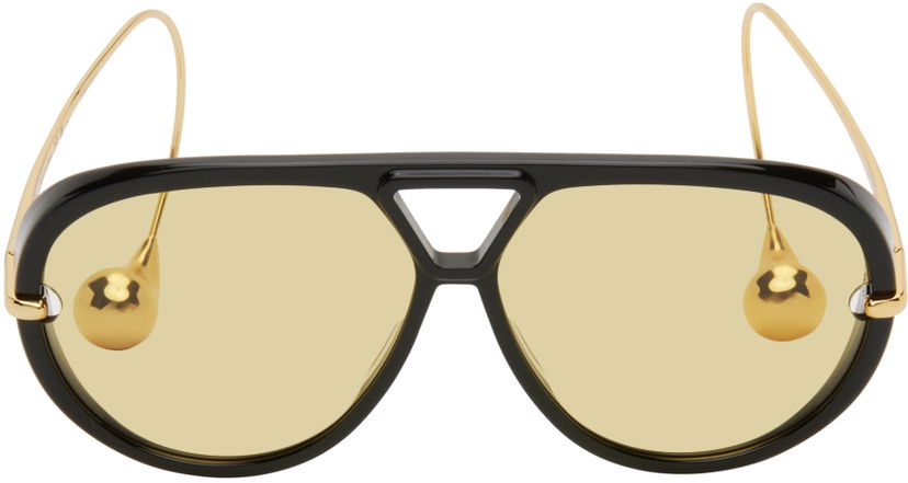 Solbriller Bottega Veneta Aviator Sunglasses Sort | BV1273S-003