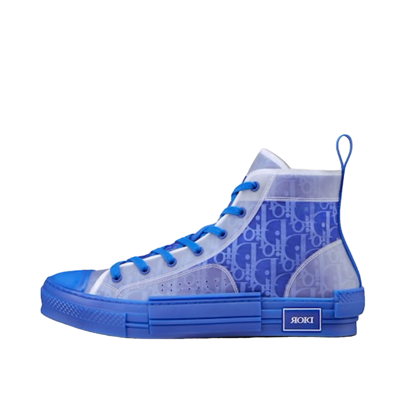 Sneakers og sko Dior B23 High Top Blue Oblique Canvas Blå | 3SH118ZMK_H561