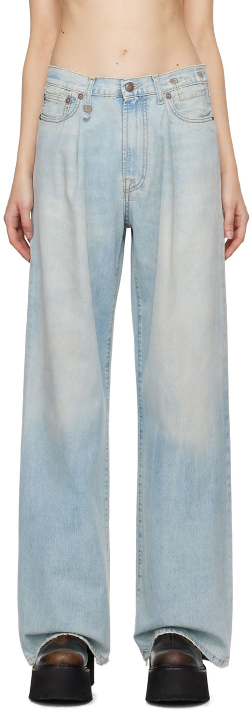 Jeans R13 R13 Damon Pleated Jeans Blå | R13W3147-897A, 0