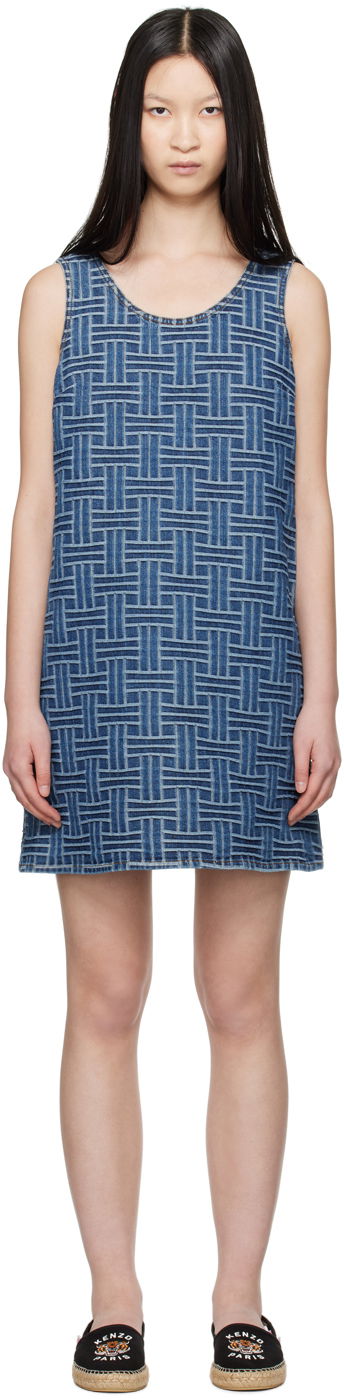 Kjole KENZO Blue Paris Three Hole Turkis | FE62DR2516J3, 0