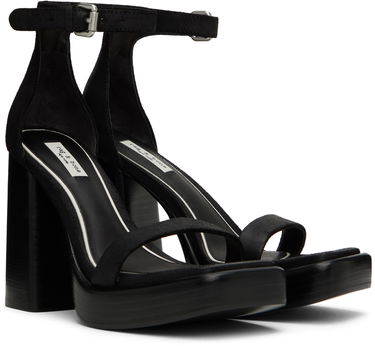 Kjole rag & bone rag & bone Matrix Heeled Suede Sandals Sort | WFF22HF019MX19, 3