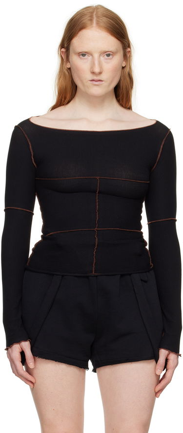 Sweater Baserange Baserange Cinder Long Sleeve T-Shirt Sort | TOCL-RB-SU24, 0