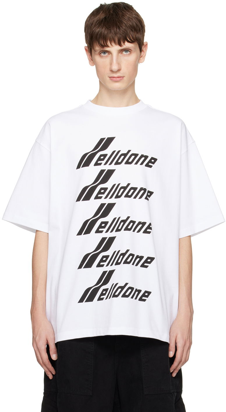 T-shirt We11done Printed T-Shirt Hvid | WD-TP6-20-074-U-WH