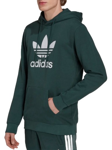 Sweatshirt adidas Originals Hoodie Trefoil Grøn | hk7270