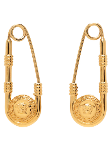 Øreringe Versace Safety Pin Earrings Beige | 1004827_1A00620