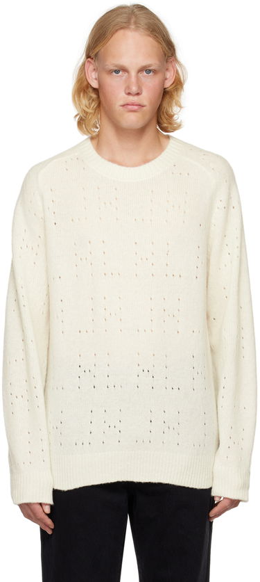 Sweater Helmut Lang Crewneck Knit Sweater Hvid | M10HM702, 0
