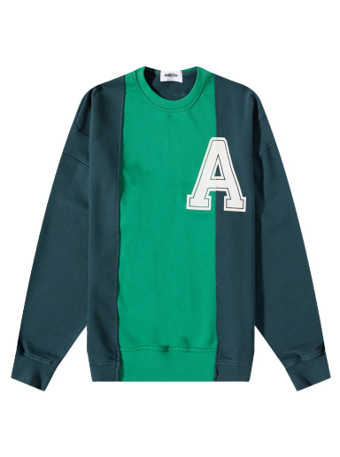 Sweater Ambush Varsity Crewneck Grøn | BMBA026F22FLE0014802