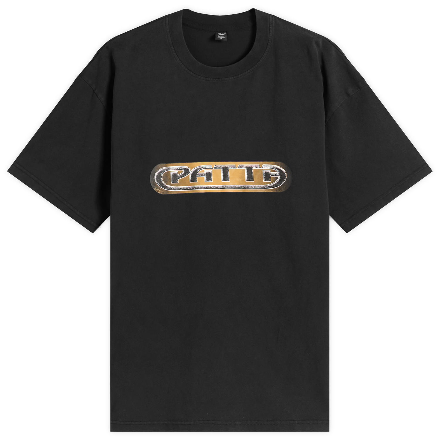T-shirt Patta Patta Gilded Acid Washed T-Shirt, Size X-Small Sort | POC-AW25-1000-294-0013-001, 0