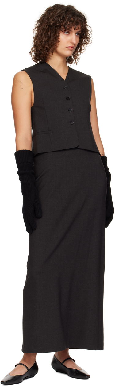 Handsker Loulou de Saison Loulou de Saison Milos Cashmere Long Gloves Sort | MILOS, 2