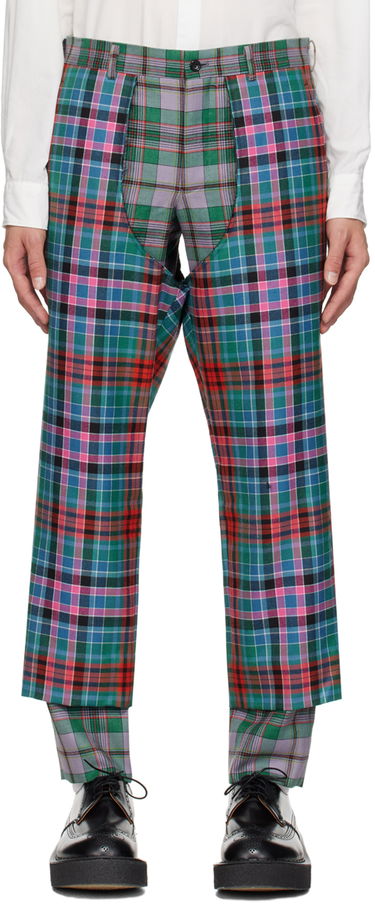 Bukser Comme des Garçons Comme des Garçons Homme Plus Tartan Chaps Trousers Flerfarvet | PL-P013-051-1-1, 0