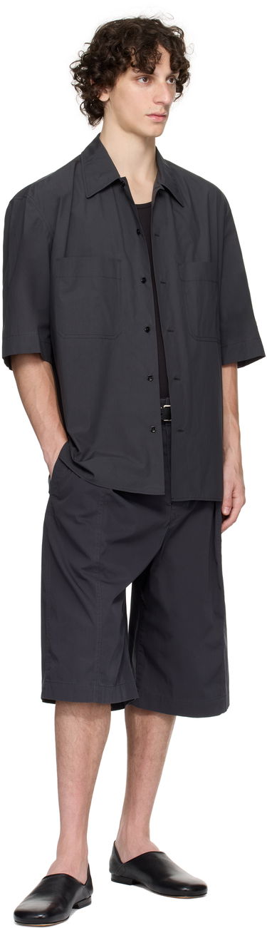 Skjorte LEMAIRE Lemaire Convertible Shirt Sort | SH1175 LF1364, 3