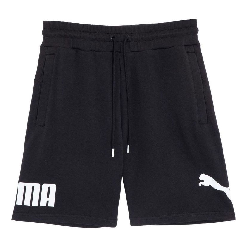 Shorts Puma Logo Casual Shorts Sort | 683443-01