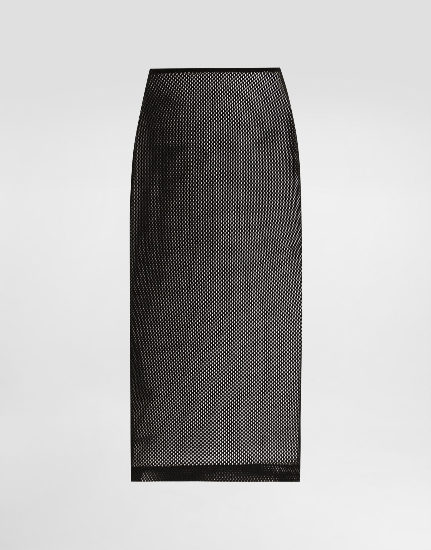 Nederdel Dolce & Gabbana Dolce & Gabbana Mesh Calf-Length Skirt Sort | F4CT6TFLREPN0000, 0