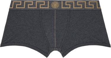 Boksere Versace Versace Two-Pack Greca Border Boxer Briefs Sort | AU10181_1A10011, 3