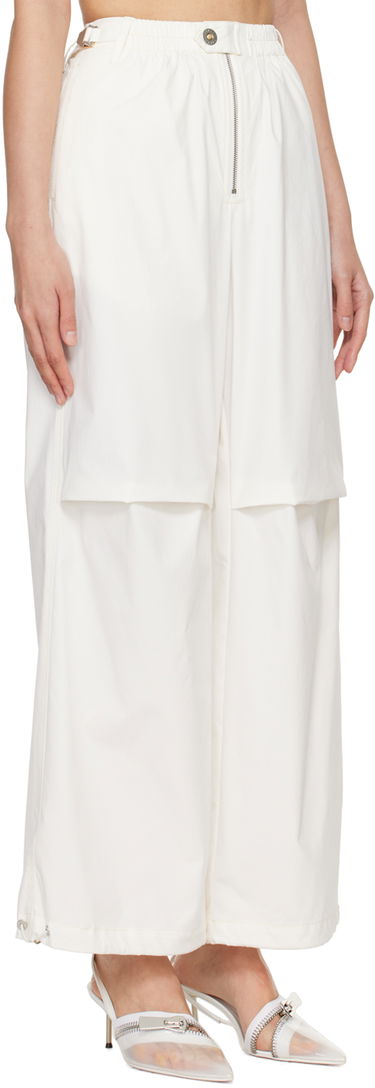 Bukser Dion Lee Flight Zippered Wide-Leg Trousers Blå | C2187PS24, 4