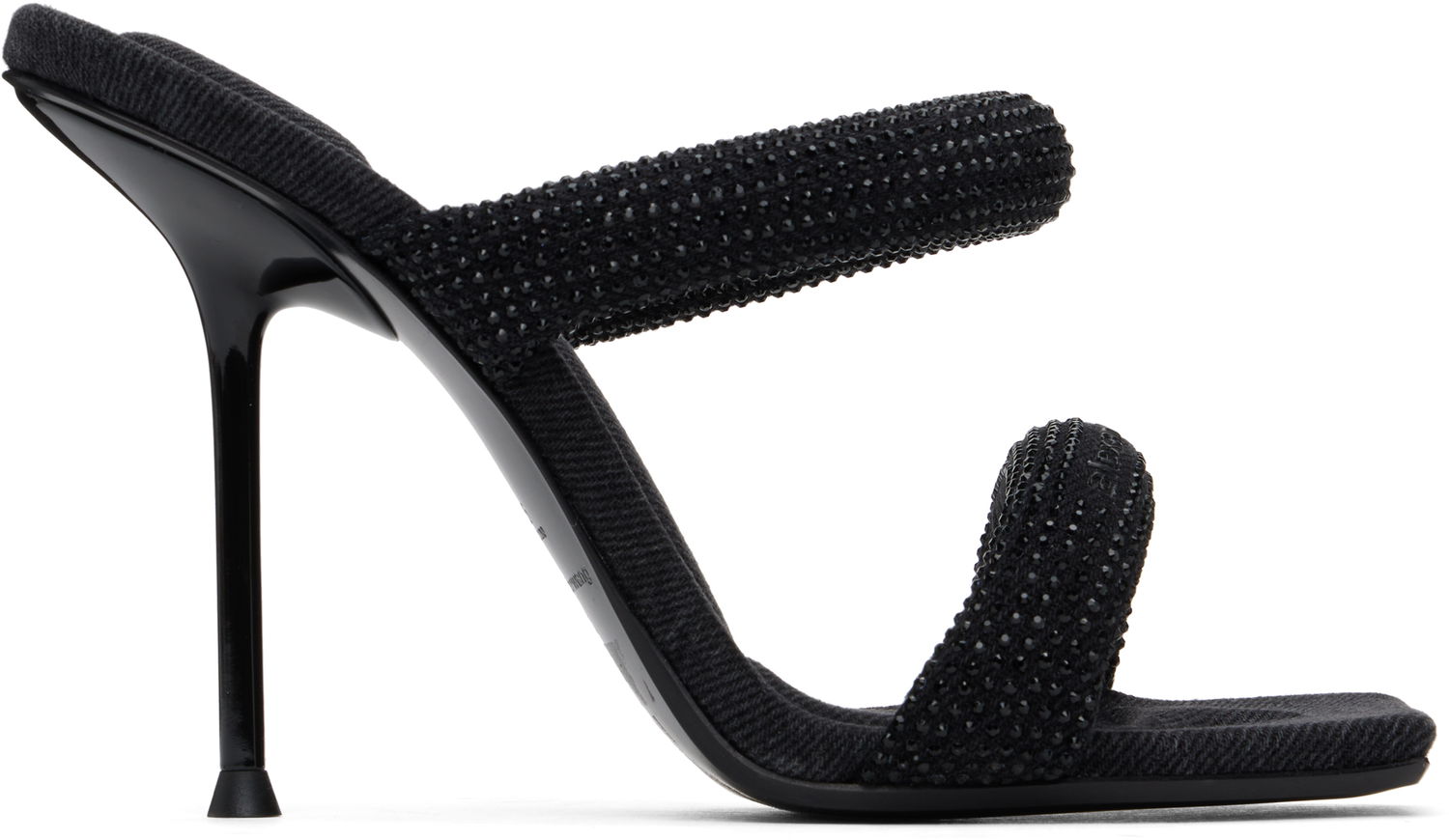 Sneakers og sko Alexander Wang Alexander Wang Julie 105mm Heeled Sandals Sort | 30125S004, 0