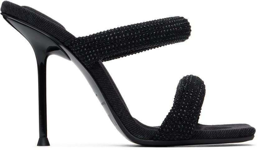 Sneakers og sko Alexander Wang Alexander Wang Julie 105mm Heeled Sandals Sort | 30125S004