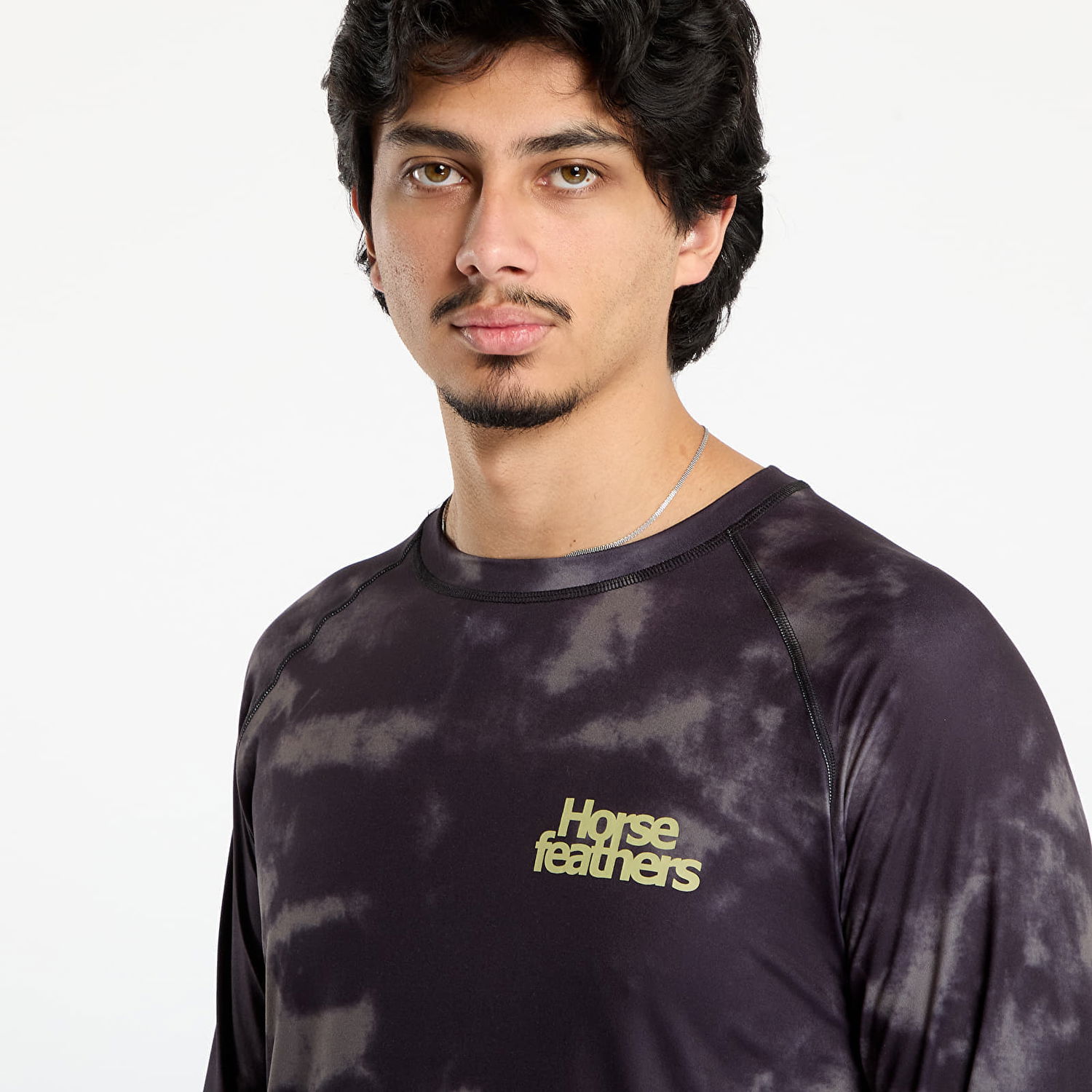 T-shirt Horsefeathers Riley Tie Dye Long Sleeve Top Flerfarvet | SM1361B, 1