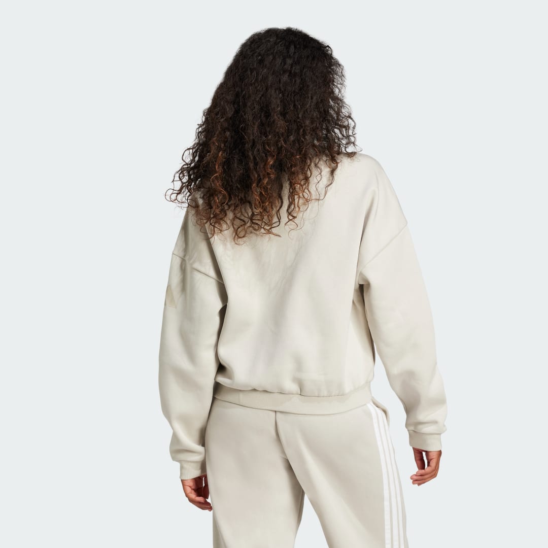 Sweatshirt adidas Performance Essentials Logo Bomber Jacket Beige | JD9972, 1