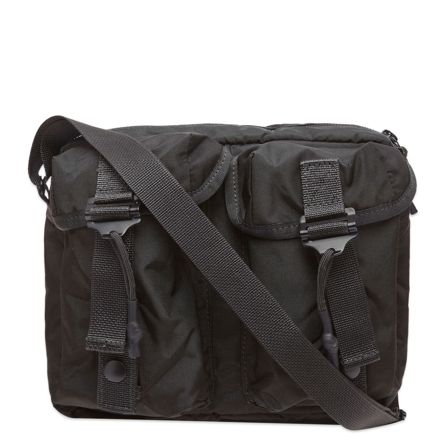 Skuldertaske Maharishi Maharishi M.A.L.I.C.E. Crossbody Bag Sort | 1115-BLK, 0