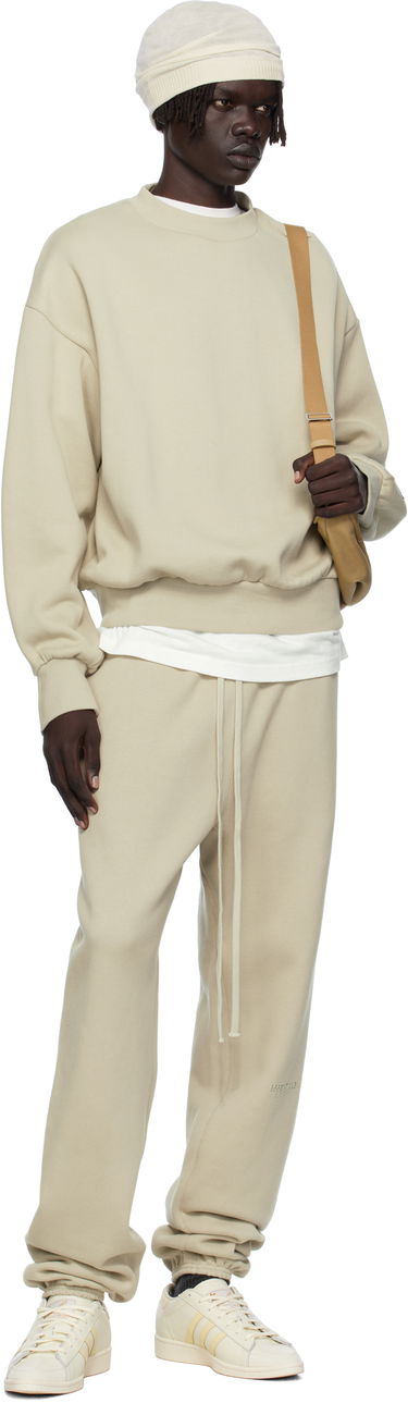 Sweatshirt Fear of God Fear of God ESSENTIALS Classic Fit Fleece Crewneck Sweatshirt Beige | 192SP252046F, 3