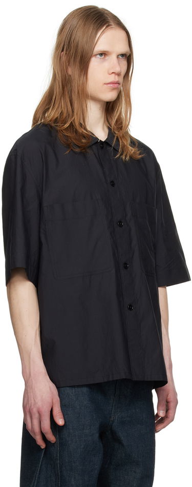 Skjorte LEMAIRE Lemaire Washed Pyjama Shirt Sort | SH1093 LF1209, 1